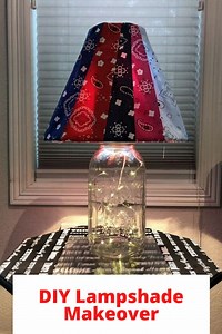Lampshade Makeover:  Easy and Awesome DIY