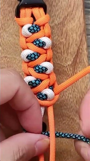 Paracord Brqcelet Cobra Eye #knot #paracord #bracelet