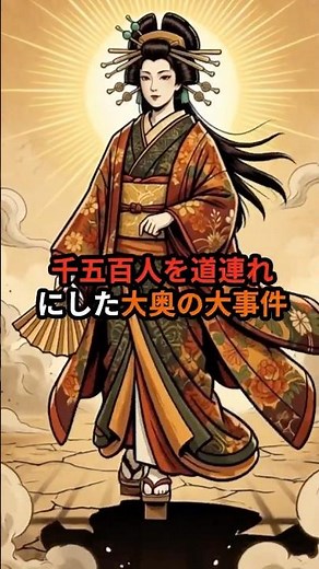 😱芝居を一度見ただけで…二十七年 牢に消えた女｜千五百人を道連れにした 大奥“最大”のスキャンダル#大奥 #絵島生島事件 #江戸時代 #日本史 #歴史雑学