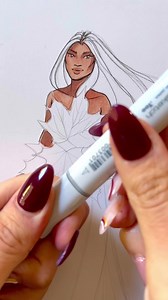 1M views · 66K reactions | Autumnal Equinox  #autumn #fashionillustration #fall #illustration #asmr #copicmarkers #illustrationartists | Holly Nichols Illustration | Facebook