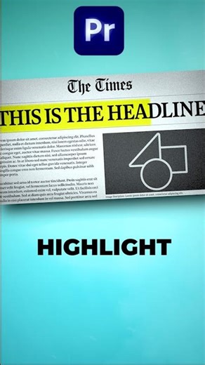 Text Highlight Effect Premiere Pro Me Kaise Banaye? (Beginner Frendly) #shorts #editing #tutorial