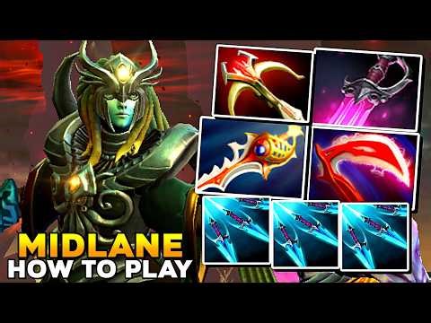 How to Play Midlane Phantom Assassin with Khanda + Divine Rapier - Dota 2