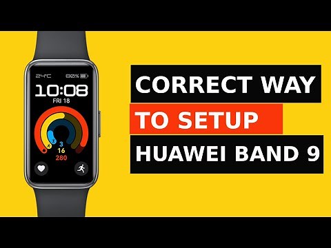 Huawei Band 9 Setup on Android