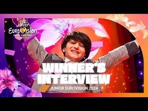 Andria Putkaradze's interview after winning Junior Eurovision 2024 | #JESC2024