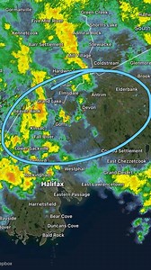 Heaviest rain falling through parts of Halifax/Beaver Bank/Sackville surrounding areas. Rainfall rates near 25mm/hour. | Maritime Weather