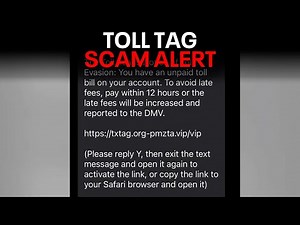 TxDOT continues to warn about toll scams