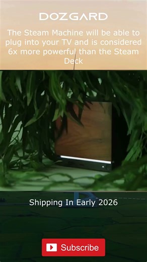 The New Steam Machine Is 6× More Powerful Than Steam Deck! 🤯🔥 #shorts