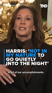93K views · 1.5K reactions | During a ceremonial desk signing for vice presidents, Kamala Harris said "it is not in my nature to go quietly into the night." She was then asked what her plans are after leaving office, telling the press "I'll keep you posted." For the latest on politics, head here: https://thenationaldesk.com/news/politics | The National Desk - TND | Facebook