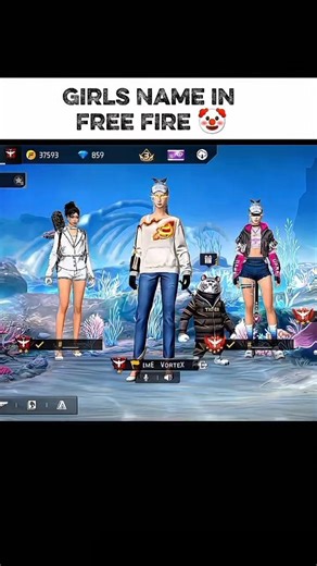 girls Name v/s boys name in free fire 🔥 #freefire