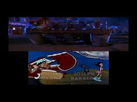 Flintstones closing cartoon/live action