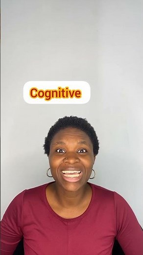 How to pronounce cognitive in English | English vocabulary #pronunciation #englishlanguage