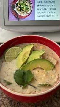 Keto White Chicken Chili en #thermomix ‪@Thermoniquex‬