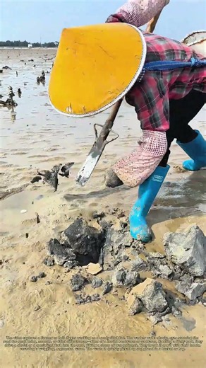 Sand Dig: A Farmer Scans the Beach and Pulls Up a Ragworm
