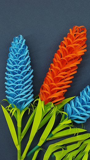 2.6M views · 40K reactions | DIY Paper Flowers - Beautiful Lavender Paper Flower Making Tutorial #craft #flowers #origami #decor | Colors Paper | Facebook