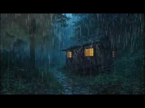 Relaxing Rainstorm Cabin Night – 3 Hour Ambience