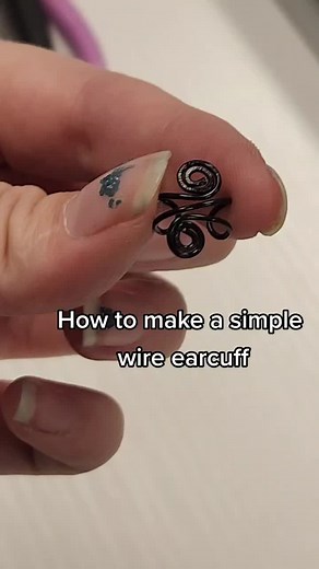 Here's an easy wire tutorial! I'll be posting a tutorial on putting them on as well. #jewelry #diy #tutorial #craft #crafting #handmade #wire #easy #2minute #quick #hack #fashion #fyp #foryoupage #azurewhichcraft