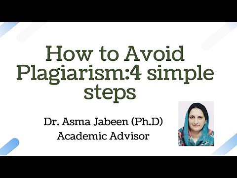 How to avoid plagiarism || 4 Simple steps