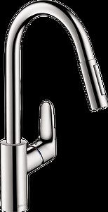 hansgrohe Kitchen faucets: Focus, HighArc Kitchen Faucet, 2-Spray Pull-Down, 1.75 GPM, Art. no. 04505000