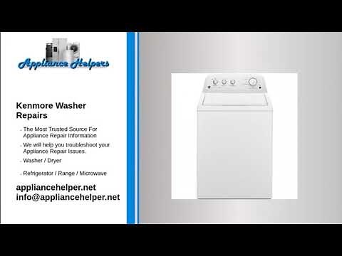 Kenmore Washer Repair