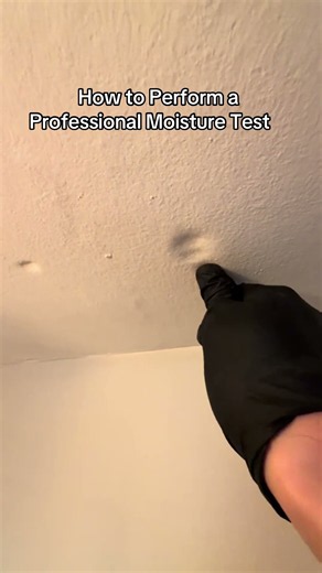 How to Perform a Professional Moisture Test #mold #waterdamage #renovation #home #restoration