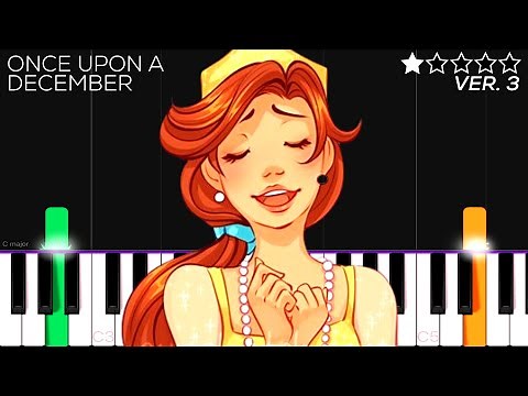 Anastasia - Once Upon A December | EASY Piano Tutorial