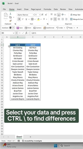10-second Excel shortcut that'll save you hours. 👀