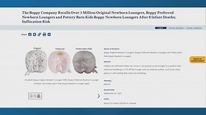 Recalled Boppy baby lounger now linked to at least 10 deaths