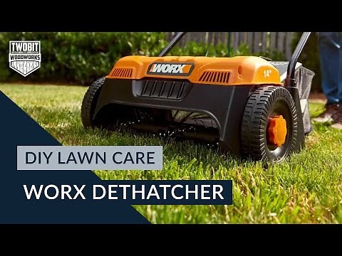 How to Assemble and Use the WORX Dethatcher | DIY Home Lawn Care