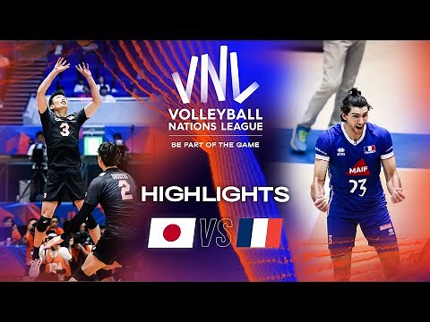 🇯🇵 JPN vs. 🇫🇷 FRA - Highlights Week 1 | Men's VNL 2023