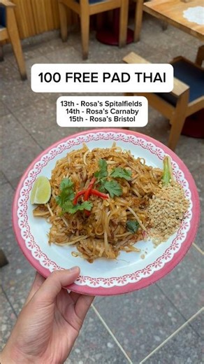 How to get FREE PAD THAI