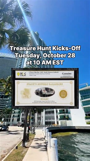 Treasure Hunt Launches in Miami With Real Gold Up for Grabs #treasurehunt #miami #shorts