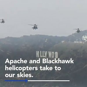Captivating onlookers from Hollywood to Orange County -- the military flyover... Tonight on the KTLA 5 News at 10! | KTLA 5 News