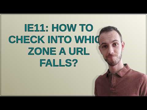 IE11: How to check into which zone a URL falls?