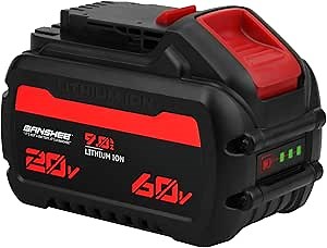 Banshee 4.5Ah Lithium Ion Battery, Compatible with Dewalt 20V / 60V / 120V Cordless Power Tools, Replaces: DCB606, DCB609, DCB612, & More
