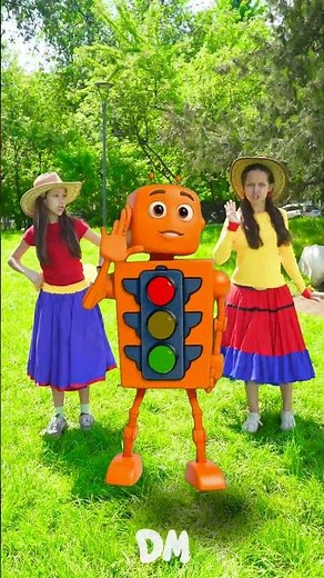 Traffic Light Teaches Alphabet Song🚦#abcd #learning #shorts