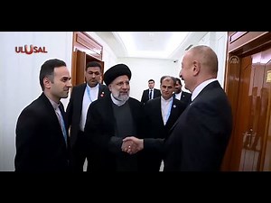 Azerbaycan Cumhurbaşkanı Aliyev ile İran Cumhurbaşkanı Reisi görüştü