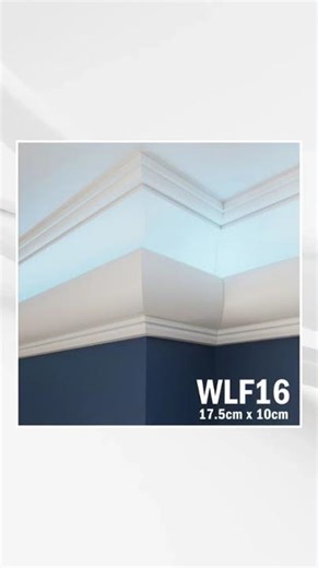 LED Coving for Ceilings Cornice XPS Extruded Polystyrene WLF16