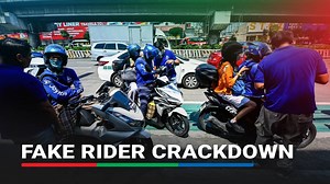 689K views · 1.6K reactions | A team from a motorcycle taxi app assisted by police conducts operations against alleged fake app riders at a bus terminal in Cubao, Quezon City on Wednesday, June 4, 2025. The crackdown aims to apprehend individuals posing as accredited riders and ensure commuter safety. The team also inspected permits, IDs, and safety compliance of riders in the Cubao terminal area. Video by Maria Tan, ABS-CBN News | ABS-CBN News | Facebook