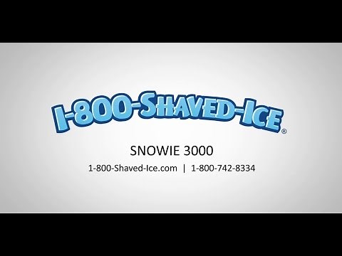 Snowie 3000 Cube Ice Shaver
