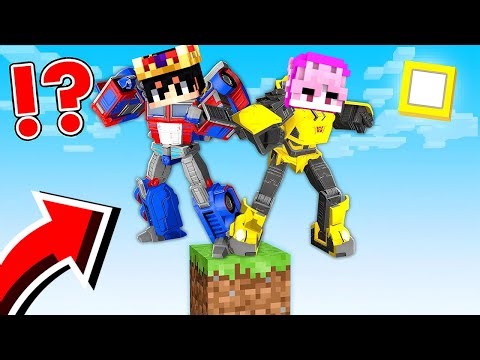 TEK BLOK TRANSFORMERS BLOK! - Minecraft