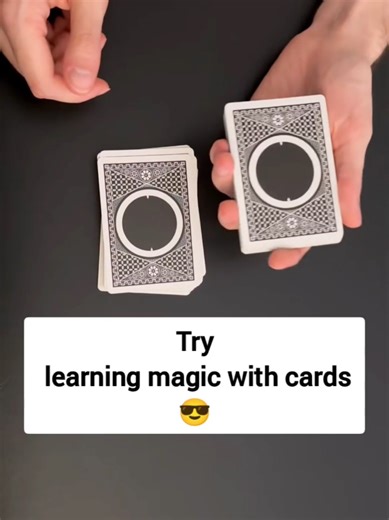 Try learning magic with cards 🃏 #cardtrick #tutorial #magictrick #learnfromme #longervideos