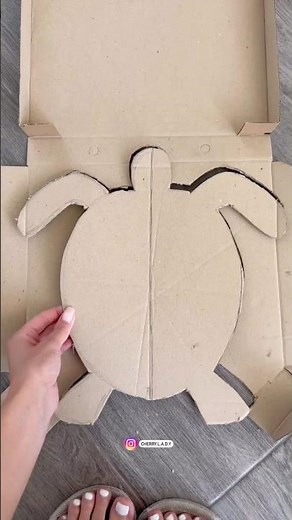 Papier-mâché Turtle 🐢 #diycrafts #tutorial #diy
