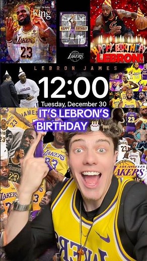 HAPPY BIRTHDAY LEBRON 🎂🐐