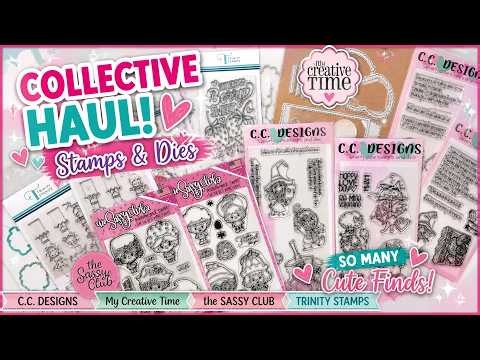 I Found SO Many Cute Stamps & Dies! 😍 Collective Craft Haul