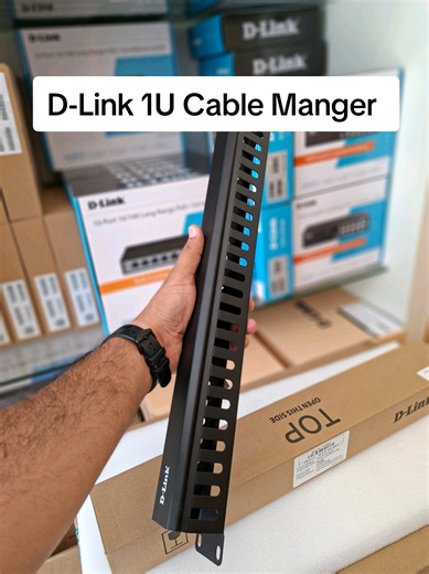 ‏D-Link 1U Metal Cable Manger , Model : NCM-M03 #dlink