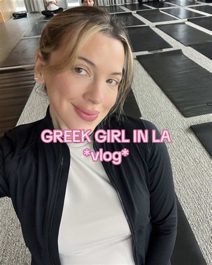 Vlog 5 | the one with @DIALOG @ALO Wellness Club class, Desperate Housewives, Tao💓🫶🏻 #vlog #ditl #westhollywood #greekgirl #dialogcafe
