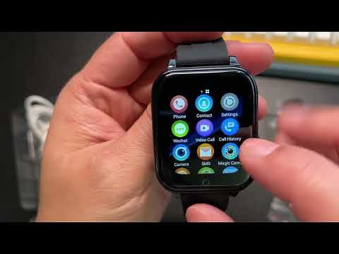 Unboxing OKYUK 4G SmartWatch 1.69'' Touch Screen Cell Phone with GPS Tracker