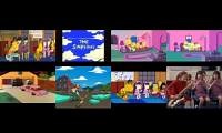 Mix of 8 videos from youtube : The Simpsons Theme Song