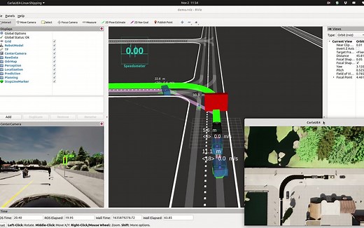 演示 | Carla Leaderboard 2021: Town01 Complete