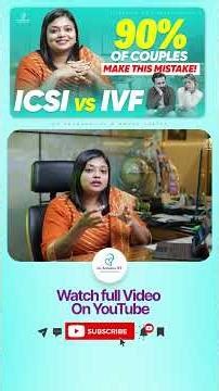 IVF vs ICSI Explained | Difference Between IVF and ICSI Fertility Treatment #shorts
